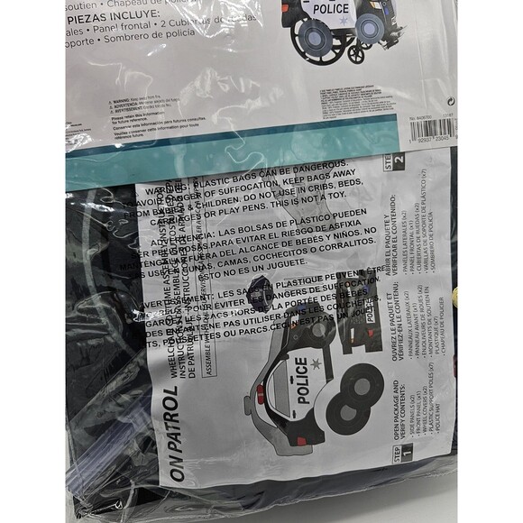 NEW On Patrol Adaptive Wheelchair Police Costume ~ Halloween ~ One Size - Picture 8 of 8